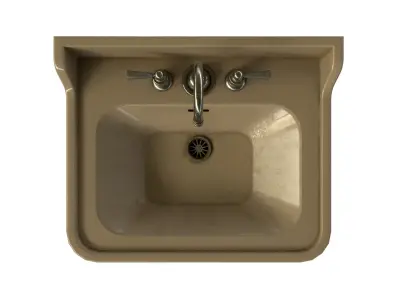 Dirty Sink Low-poly 3D model