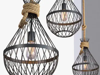 Hanging lamp 3D model purchase