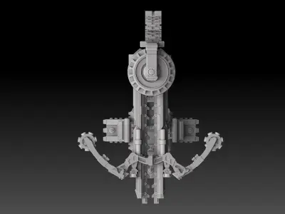 Rail Gun Ballista 3D print model