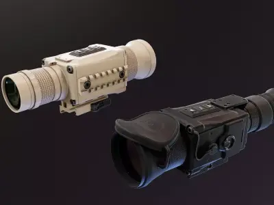mini TSD Scope Low-poly 3D model