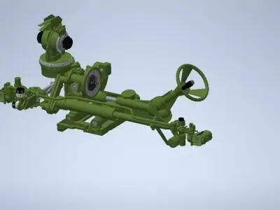 61K-37mm machine 3D model