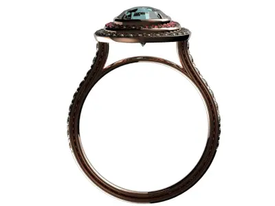 ring tiffany Free low-poly 3D model