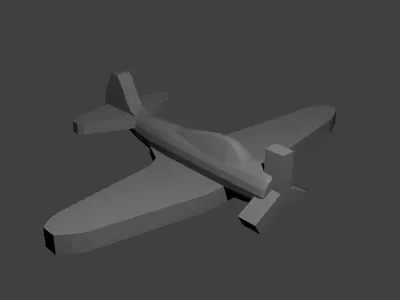 US TBD Devastator Torpedo Bomber Free 3D print model