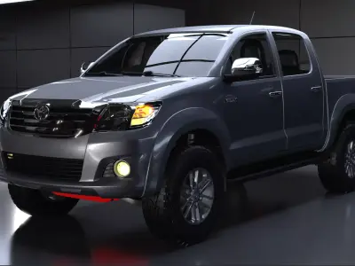 Toyota Hilux 2015 3D model