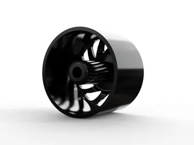 corleone front delitto dually wheel 3D print model