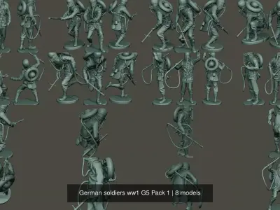 German soldiers ww1 G5 Pack 1
