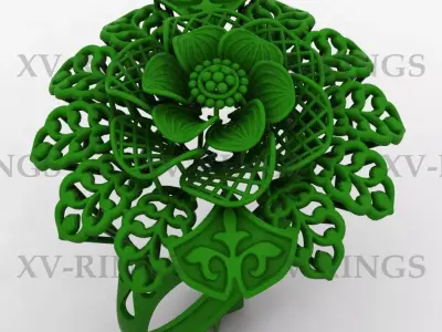 NEW TURKISH RING XV-38 3D print model