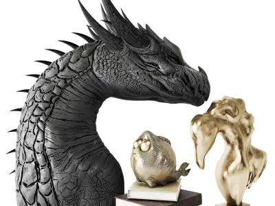 Dragon sculpt 3D model