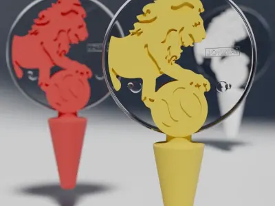 Sample Random Token Design 3D model