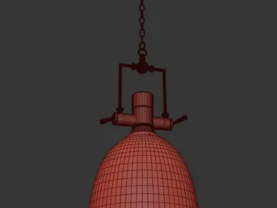 Chandelier Industrial 092  3D model