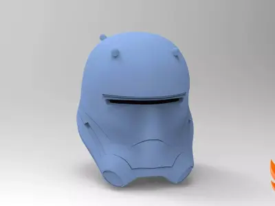 Snow trooper helmet from starwars 3D model
