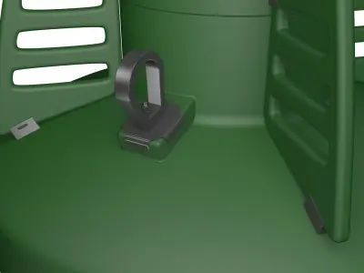 Marine buoy 3D model