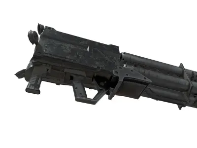 Rocket-gun grenade launcher 3D model