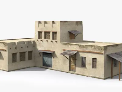 Arab x16 Low-poly 3D model