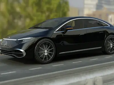 Realistic Car Rendering Free low-poly 3D model