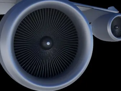 Boeing 747-400 3D model purchase