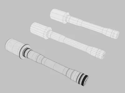 German war grenade - for game Low-poly 3D model