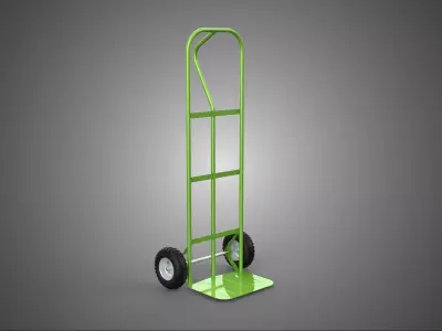 P HANDLE GRIP TROLLEY CART HAND TRUCK DOLLY BAG SACK BARROW BOX 3D model