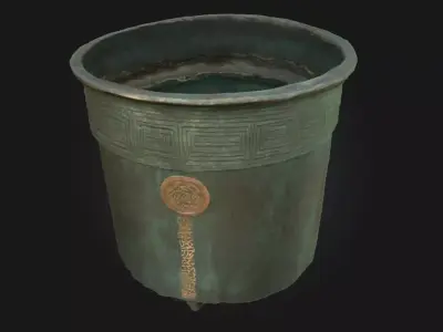 Antique Bronze Vessel  Echoes of a Forgotten Civilization 3D model