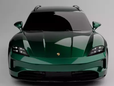 Porsche Taycan 3D model buy