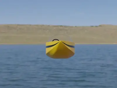 Banana boat 3D model