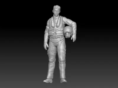 air force pilot military 1 3D print model