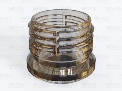 Neck finish - Alcoa 1788 - voluntary standard 28 mm CSD finish 3D model