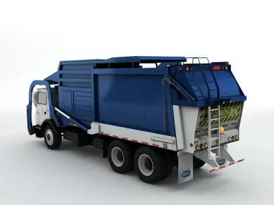 Garbage Collection Truck 3D model