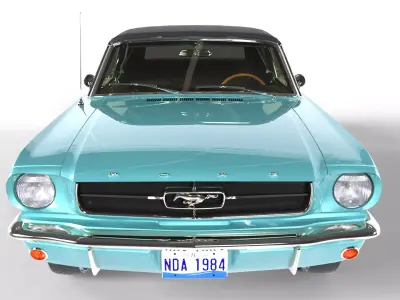 Ford Mustang 1965 the Iconic American Muscle Car 3D print model purchase