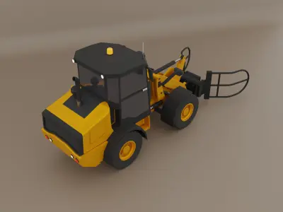 AG Handler - Heavy Vehicle Low-poly 3D model