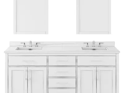 OVE Alonso 72 Vanity 3D model