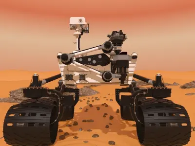 Curiosity Rover Mars 3D model