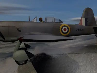 Miles M-20 3D model