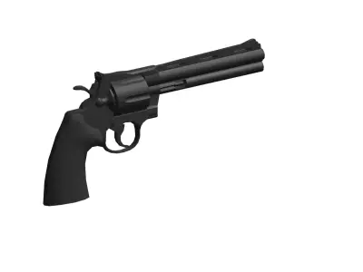Revolver SMITH WESSON Magnum 357   3D model