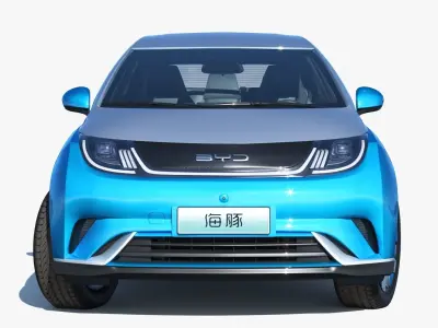 2023 BYD Dolphin EV Knight Edition 3D model