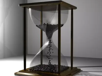 Hour Glass Free low-poly 3D model