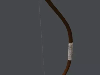 Bow and Arrow Low-poly 3D model order
