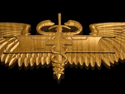 Combat Medic Award 3D print model