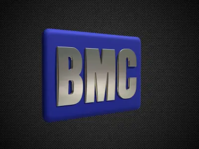 bmc logo 3D model