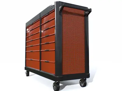 Storage Box Tools 2 Low-poly 3D model