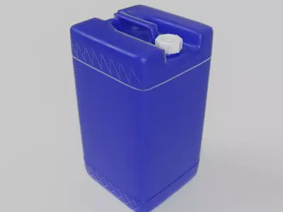 Plastic Gallon Low-poly 3D model