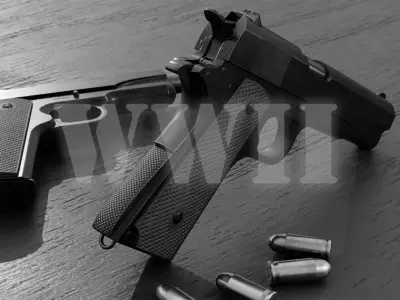 Mobile WWII Weapons Collection Low-poly 3D model