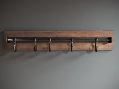 Loft hanger Low-poly 3D model