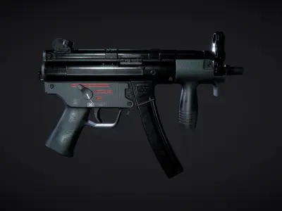 HK-MP5K Active 3D model