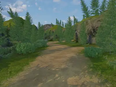Forest Village 3D model purchase