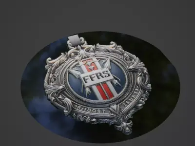 Football Medallion 3D print model