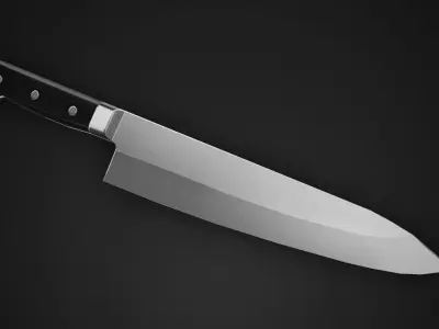 Kitchen Knife - Game Ready Low-poly 3D model