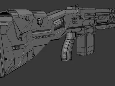 Future Rifle 3D model purchase