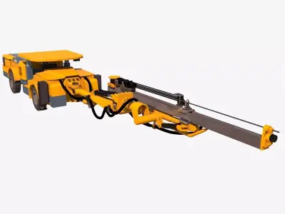 Boomer Epiroc S1 Low-poly 3D model
