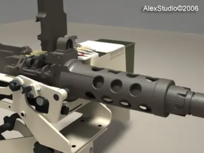  M2HB .50cal machinegun 